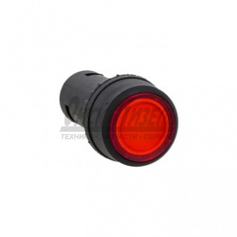 Кнопка SW2C-10D  IP54 с подсветкой красная