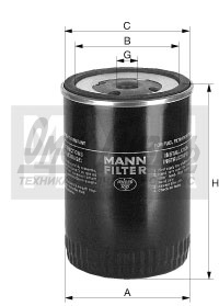 Фильтр топл MANN FILTER WK723 (10) (Возможные замены WK723/1457434154/FT2480/H60WK07/50013079/DT110296/KC24/P553004/BF988/50013079/WK72310/FF-5074)
