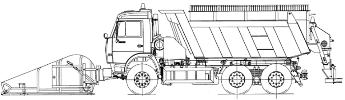 Комбинированная дорожная машина МКДУ-2