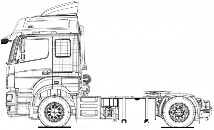 Седельный тягач КАМАЗ-5490-87 (S5) NEO (газодизельный)