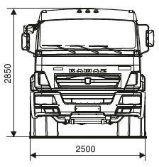 Седельный тягач КАМАЗ-65116-48 (A5)