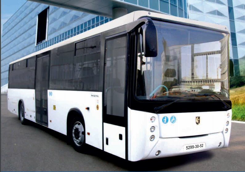 Городской полунизкопольный автобус НЕФАЗ-5299-30-52 (1-2-0)