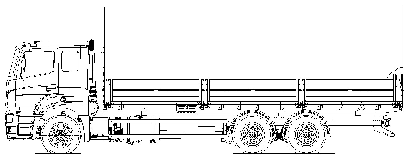 Бортовой автомобиль КАМАЗ-65207-87 (S5)