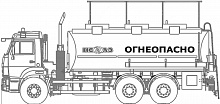Автотопливозаправщик НЕФАЗ-66052
