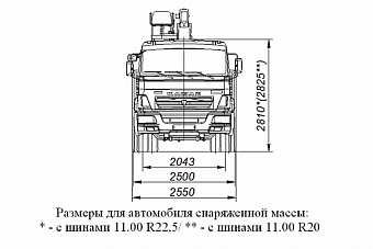Бортовой автомобиль 659000 с КМУ SOOSAN SCS746L TOP на шасси КАМАЗ-65117-3010-48(А5)