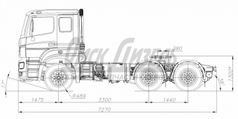 Седельный тягач КАМАЗ-65206-68 (T5)