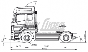 Седельный тягач КАМАЗ-5490-68 (T5)