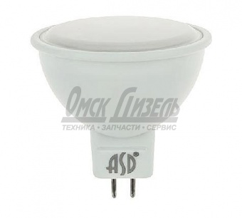 Лампа светодиодная LED-JCDR-standart 3Вт 160-260В GU5.3 3000К 250Лм ASD