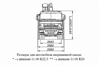 Бортовой автомобиль 659000 с КМУ SOOSAN SCS746L TOP на шасси КАМАЗ-65117-3010-50