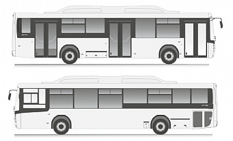 Городской полунизкопольный автобус НЕФАЗ 5299-30-57 на КПГ