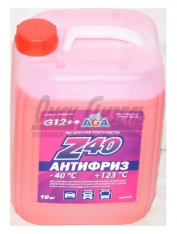 Антифриз AGA-Z40 (10кг) красн AGA003Z