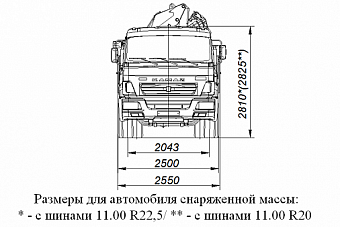 Бортовой автомобиль 659000 с КМУ PALFINGER INMAN IM150N на шасси КАМАЗ-65117-3010-48(А5)